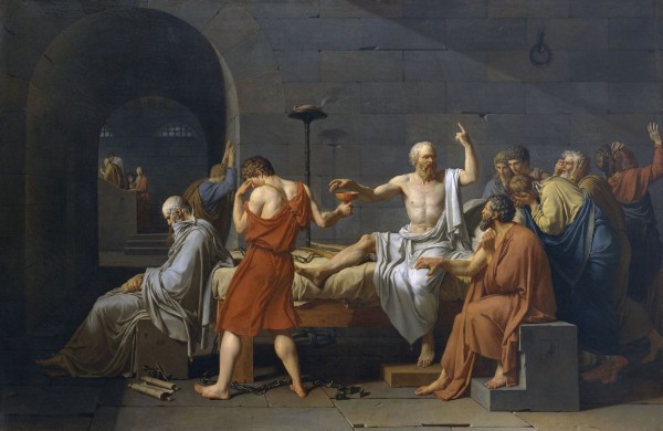 Jacques-Louis David: Tod des Sokrates (1787 n. Chr.)