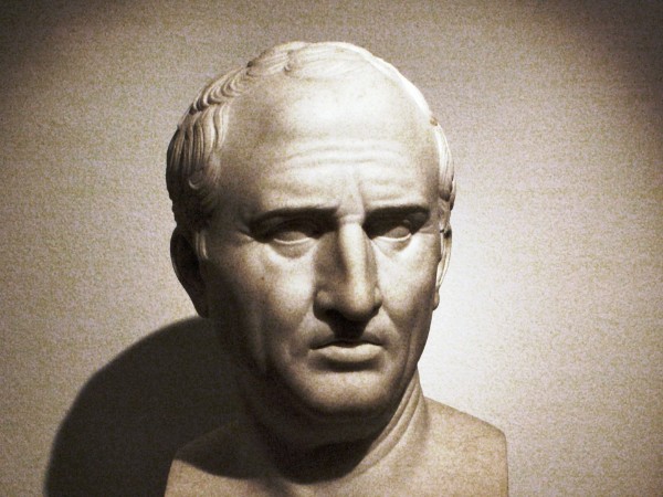Marcus Tullius Cicero, Büste von Bertel Thorvaldsen nach einem römischen Original
