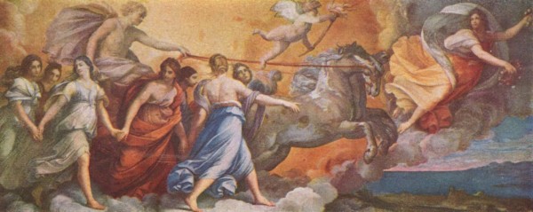 Guido Reni: Aurora (1612-1614 n. Chr.), Fresko im Casino Rospigliosi Pallavicini, Rom